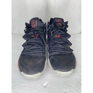 Nike Kyrie 5 Bred 2019 Basketball Shoes Size 10.5 Black Gray Red AO2918-600